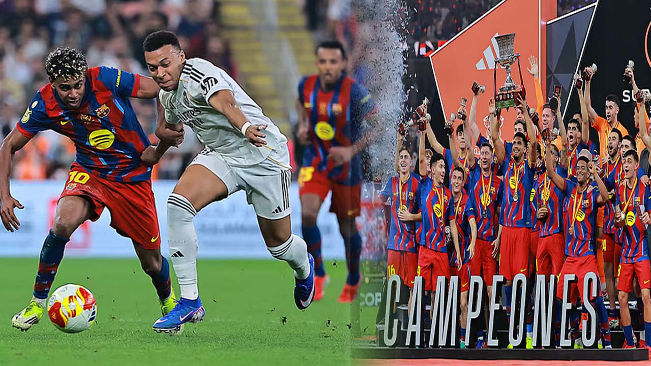 থ্রিলারের মতো এল ক্লাসিকো, সুপার কাপ জিতল বার্সা
