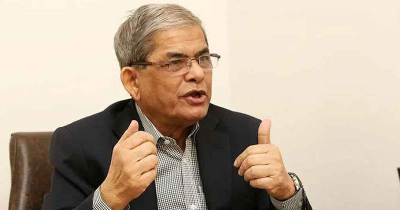 ভারতের সাথে বন্ধুত্বপূর্ণ সম্পর্ক চায় বিএনপি: মির্জা ফখরুল