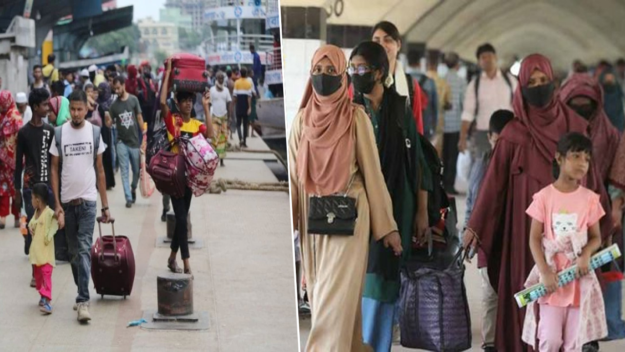 ঈদের ছুটি কাটিয়ে রাজধানীতে ফিরছেন কর্মজীবীরা