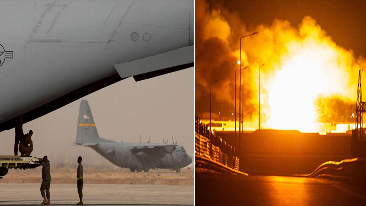 বাগদাদে সামরিক বিমানবন্দর লক্ষ্য করে ড্রোন ও রকেট হামলা