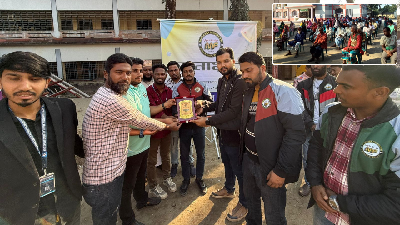 পাটগ্রামে মনোয়ারা ফাউন্ডেশন ও রক্ত কণিকার আয়োজনে শীতবস্ত্র বিতরণ