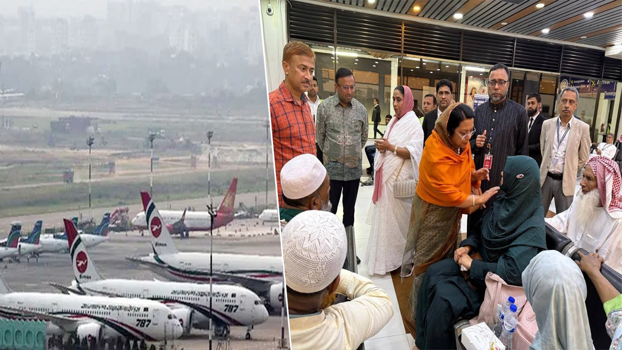 শাহজালাল বিমানবন্দরের ৭৪টি ফ্লাইট বাতিল, বাড়ছে দুর্ভোগ