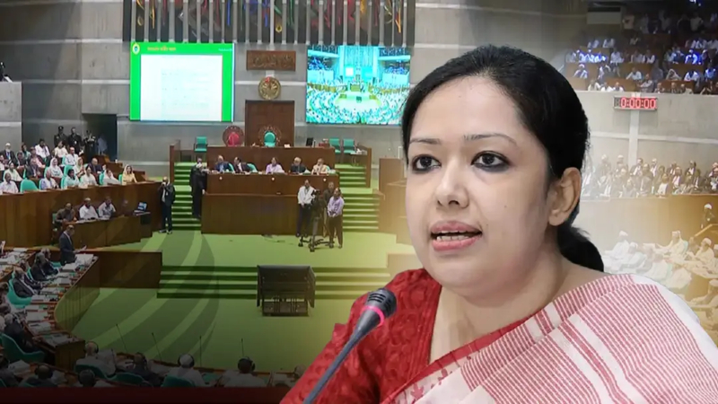 সংসদে রুমিন ফারহানার বক্তব্যে অশোভন আচরণ, তীব্র নিন্দা বিরোধীদলীয় নেতার