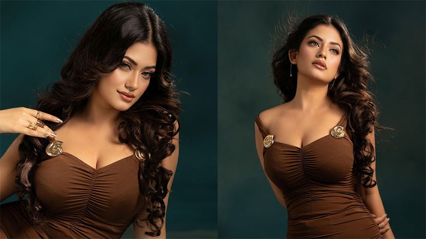 গ্ল্যামারাস লুকে ভক্তদের মুগ্ধ করলেন ঢালিউড নায়িকা মন্দিরা চক্রবর্তী