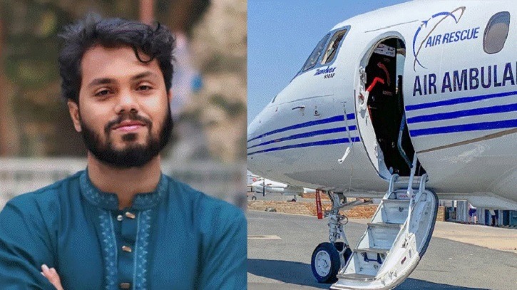 শরিফ ওসমান হাদি উন্নত চিকিৎসার জন্য সিঙ্গাপুরে গেলেন