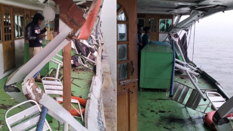 এবার ঢাকার পথে পদ্মা নদীতে লঞ্চ দুর্ঘটনা