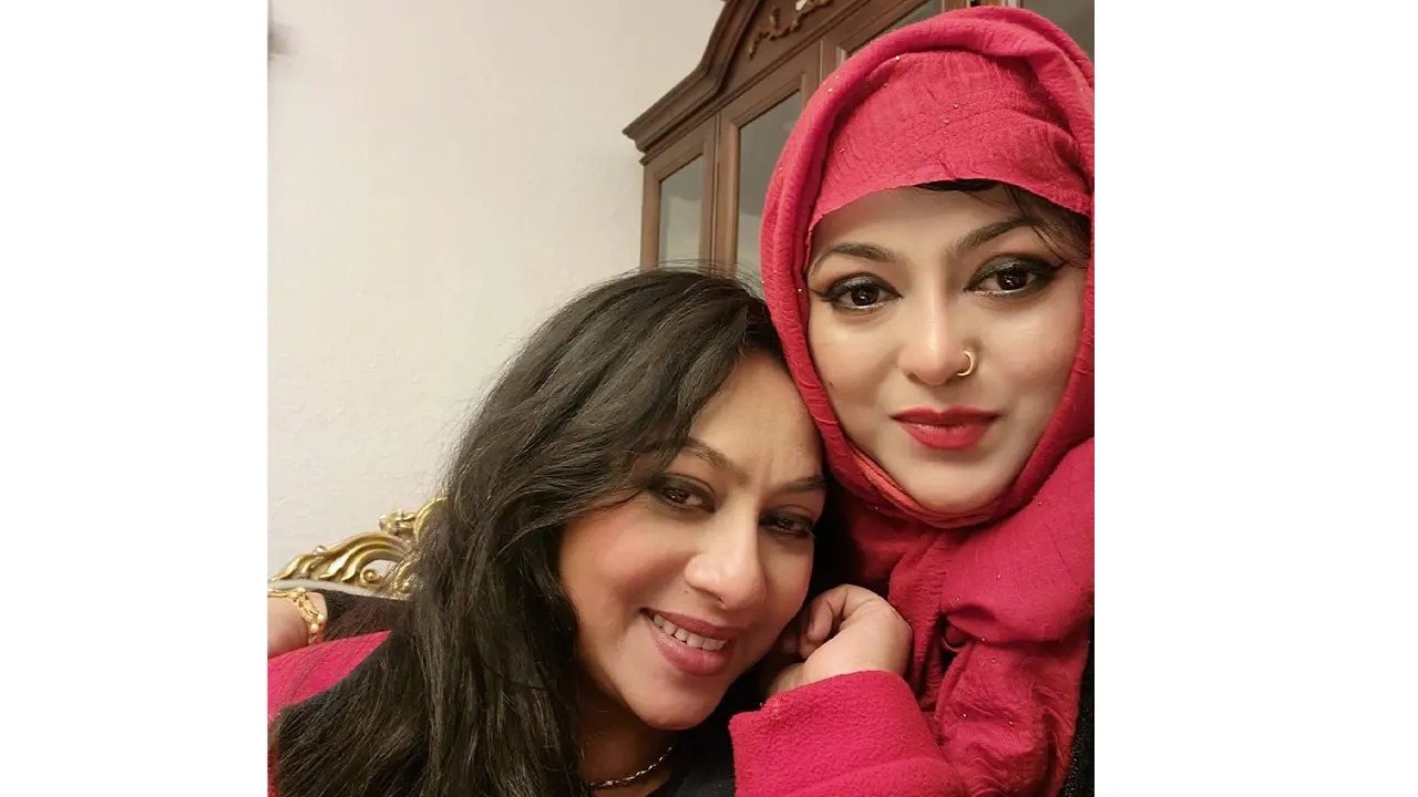 যুক্তরাষ্ট্রে শাবনূর–শাহনূরের আবেগঘন পুনর্মিলন