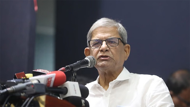 পাকিস্তানপন্থি একটি দল এখন বাংলাদেশ গড়তে চায়: মির্জা ফখরুল
