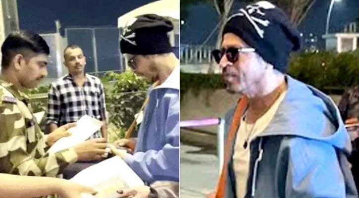 মুম্বাই বিমানবন্দরে তল্লাশির মুখে শাহরুখ খান