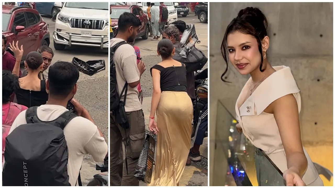 প্রবীণ ব্যক্তি মারধরের অভিযোগে মুখ খুললেন রাশিয়ান মডেল মনিকা