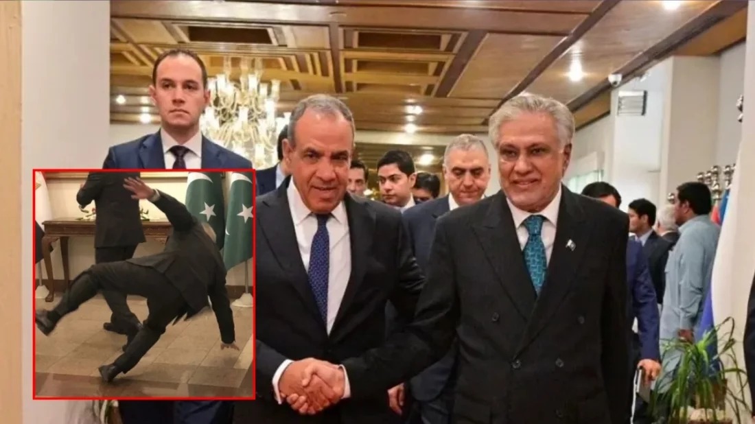 পা পিছলে পড়ে কাঁধে চোট পেয়েছেন পাকিস্তানের উপপ্রধানমন্ত্রী