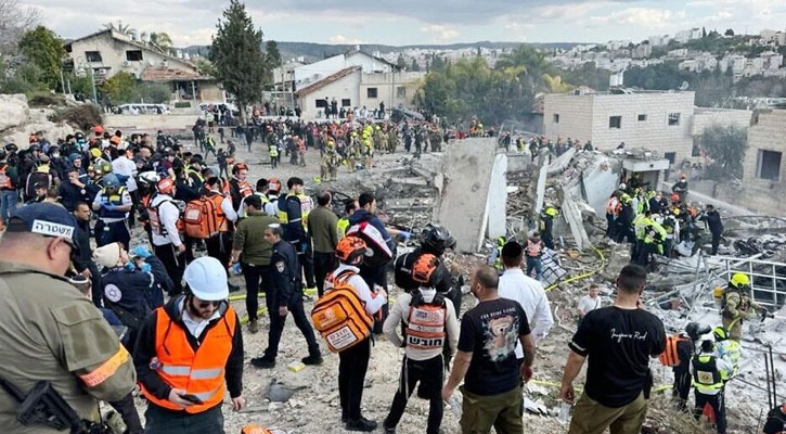 ইরানের হামলায় ইসরায়েলের অন্তত ২৫ জন আহত