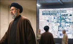 মুজতবা খামেনির সামনে ইসরায়েলের পারমাণবিক কেন্দ্রের ম্যাপ