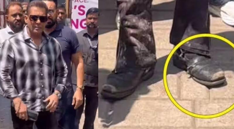 ছেঁড়া জুতা পরে বিমানবন্দরে সালমান, দাম শুনে হতবাক নেটদুনিয়া!
