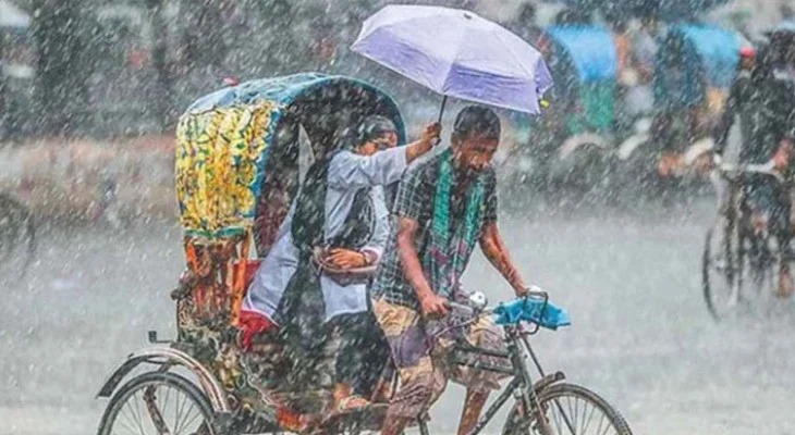 দেশের পাঁচ বিভাগে বজ্রসহ বৃষ্টির সম্ভাবনা