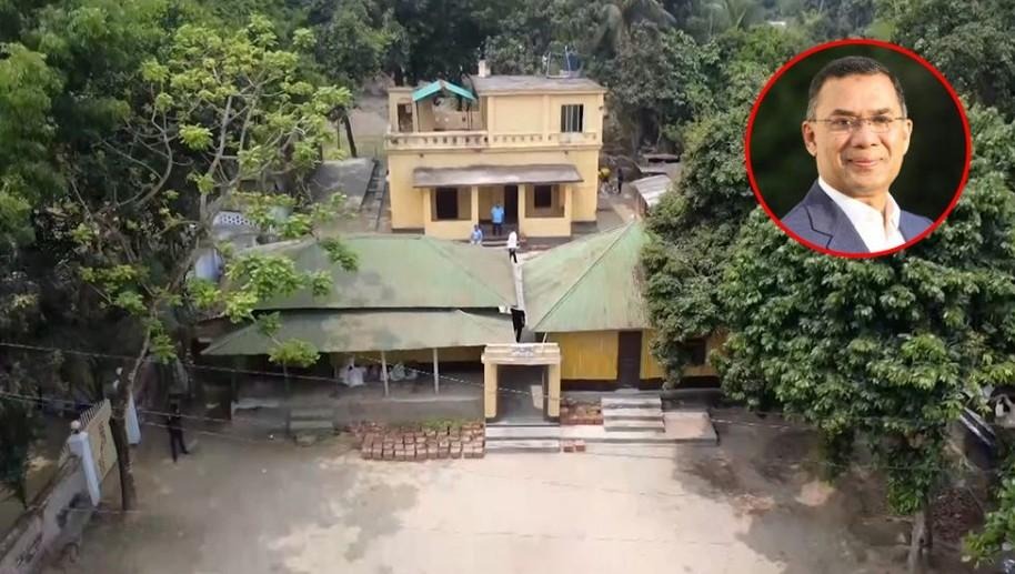 দুই দশক পর বগুড়ার গাবতলীর পৈতৃক ভিটায় তারেক রহমান