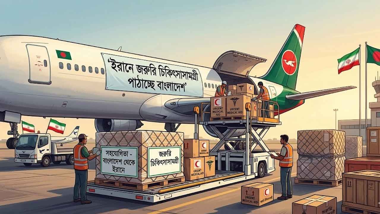 ইরানে জরুরি চিকিৎসা সহায়তা পাঠাল বাংলাদেশ