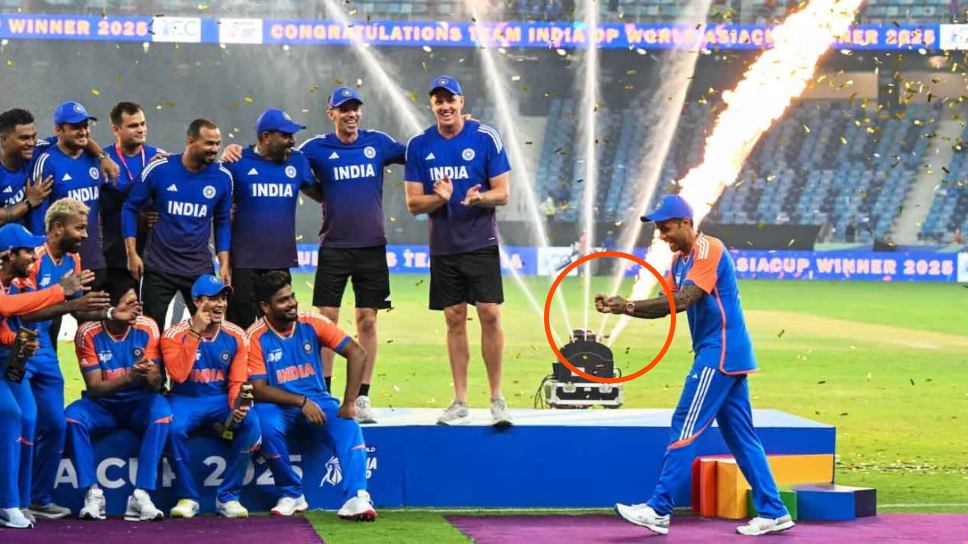 পুরস্কার না নিলেও চ্যাম্পিয়ন হওয়ার আনন্দই বড় ভারতের কাছে