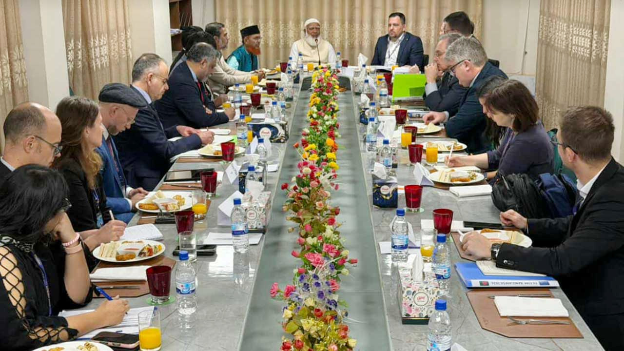 জামায়াত আমিরের সঙ্গে ইইউ নির্বাচন পর্যবেক্ষণ মিশনের সাক্ষাৎ