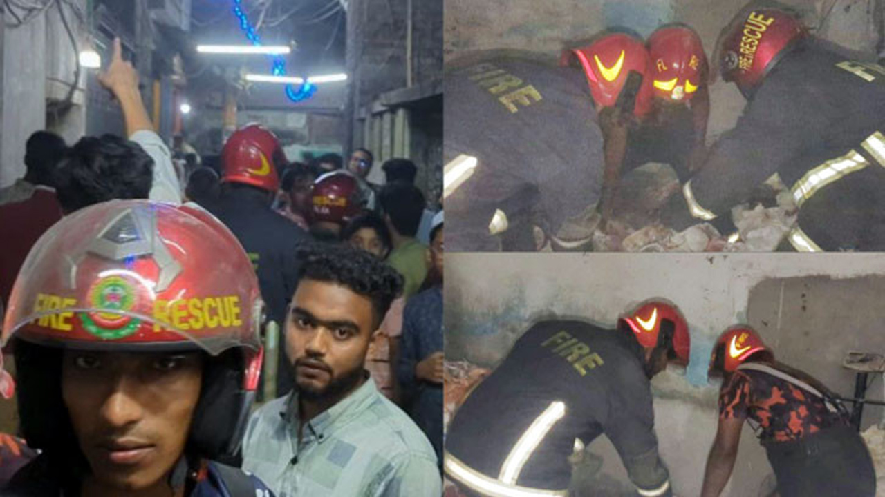 নারায়ণগঞ্জে তিতাস গ্যাসের লিকেজ থেকে বিস্ফোরণ, আহত ৩