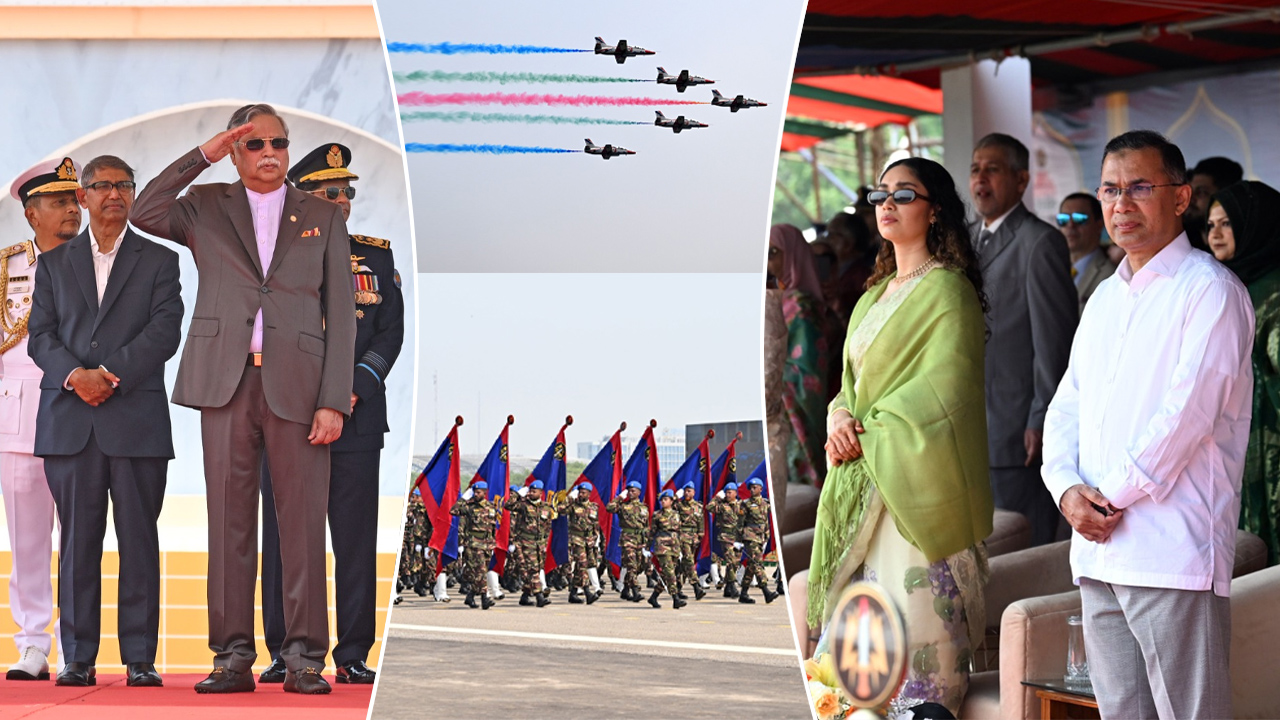 ১৮ বছর পর স্বাধীনতা দিবসে রাষ্ট্রীয় কুচকাওয়াজ, অংশ নিলেন রাষ্ট্রপতি ও প্রধানমন্ত্রী