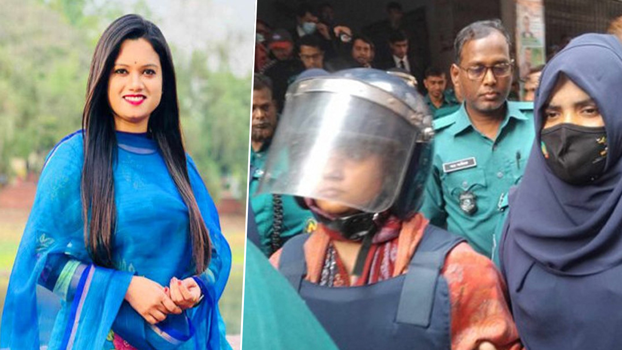 ছাত্রলীগের ইডেন মহিলা কলেজ শাখার সভাপতি রিভার জামিন