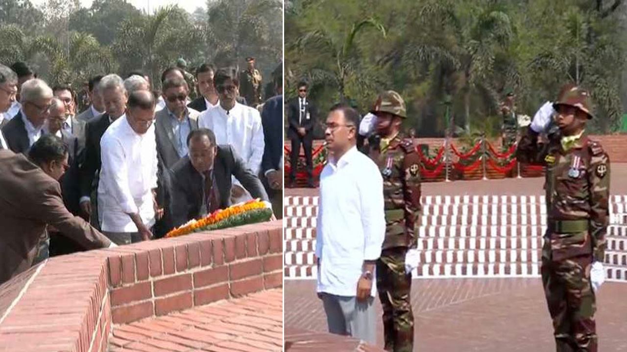 জাতীয় স্মৃতিসৌধে প্রধানমন্ত্রী তারেক রহমানের শ্রদ্ধা