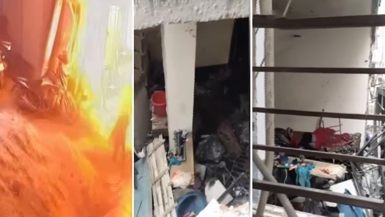 রাজধানীতে গ্যাস লিকেজ থেকে বিস্ফোরণ, একই পরিবারের ১০ জন দগ্ধ