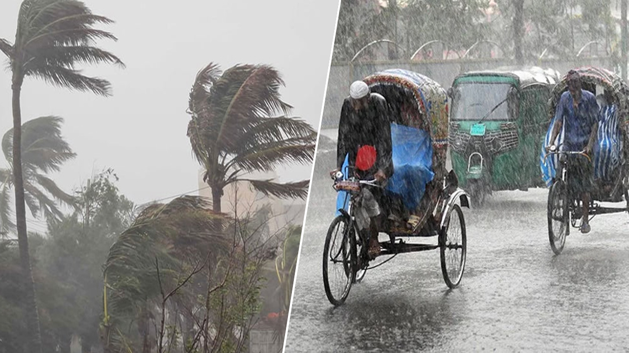 সন্ধ্যার আগেই চার জেলায় ঝড়-বৃষ্টির শঙ্কা, নদীবন্দরে সতর্কসংকেত