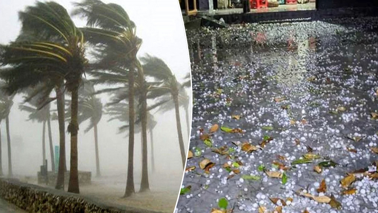 রাতের মধ্যে দেশের পাঁচ অঞ্চলে ঝড়ো হাওয়া ও শিলাবৃষ্টির শঙ্কা