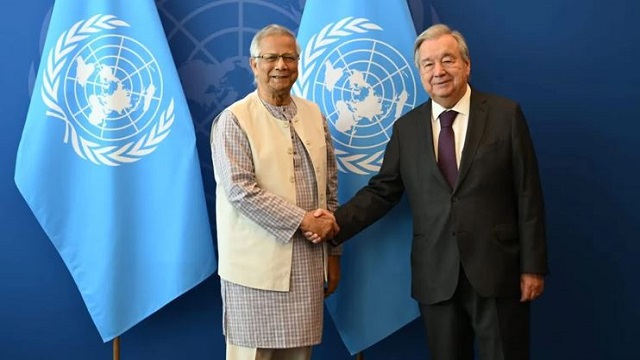 বাংলাদেশের গণতান্ত্রিক রূপান্তরে জাতিসংঘের মহাসচিবের পূর্ণ সমর্থন