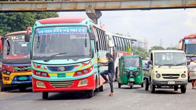 রাজধানীতে গণপরিবহন সংকট