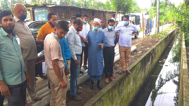 জলবায়ুর পরিবর্তন জনিত প্রভাব মোকাবেলায় পার্বতীপুরের দুটি প্রকল্প পরিদর্শন