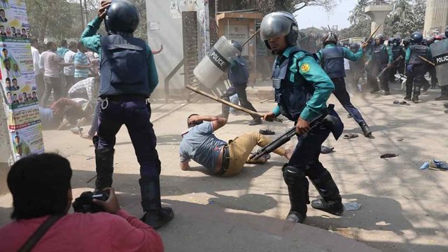 প্রেসক্লাবে ছাত্রদলের সঙ্গে পুলিশের সংঘর্ষের ঘটনায় মামলা