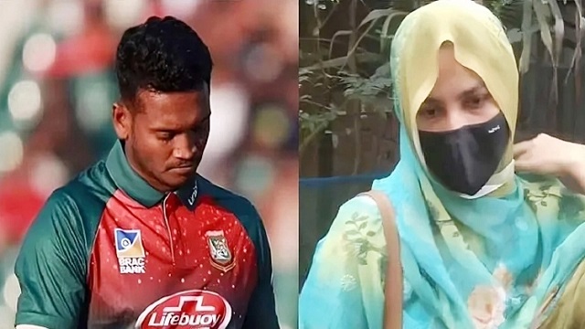 ক্রিকেটার আল আমিন ও তাঁর স্ত্রী ইশরাত জাহান