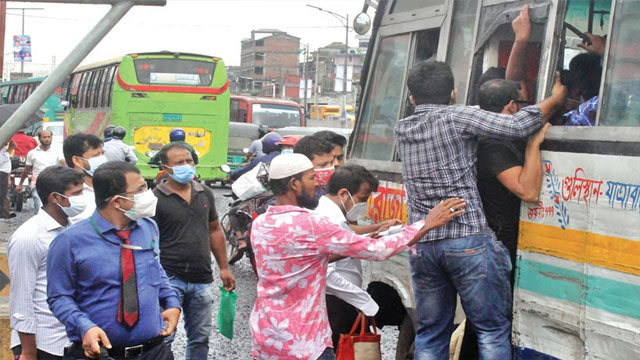 গণপরিবহনে শুধুই নির্দেশনা, তদারকির কেউ নেই