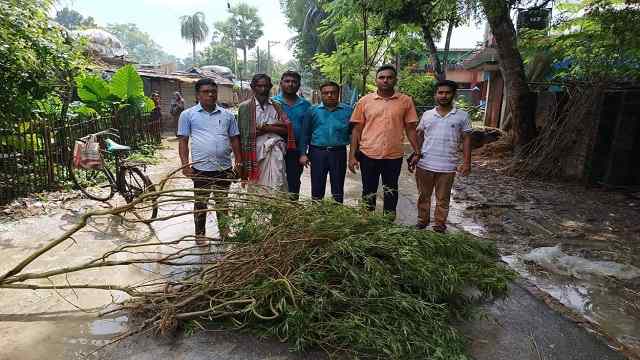 চুয়াডাঙ্গায় মাদকদ্রব্য নিয়ন্ত্রণ অধিদপ্তরের অভিযানে ৮টি গাঁজা গাছসহ আটক -১