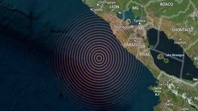 মধ্য আমেরিকার দেশ নিকারাগুয়ায় ৬.৭ মাত্রার ভূমিকম্প