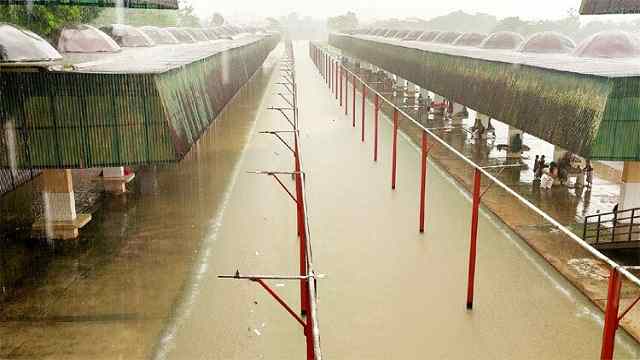 বন্ধ করে দেওয়া হয়েছে সিলেট রেলওয়ে স্টেশন