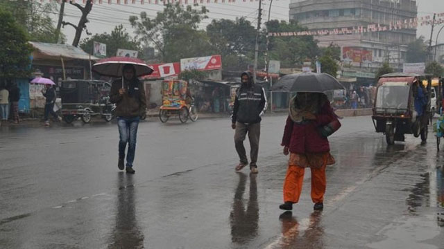 দেশের কয়েকটি অঞ্চলে গুঁড়ি গুঁড়ি বৃষ্টির শঙ্কা