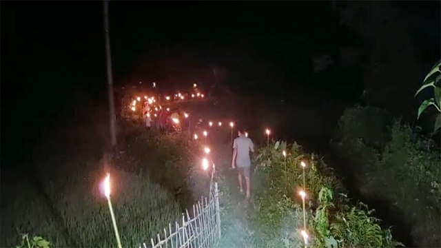 সাফজয়ী পাহাড়ের ৫ ফুটবলারকে পাহাড়ী বরণ