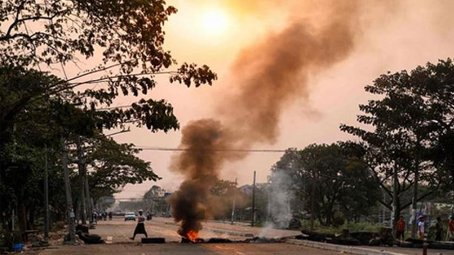 সু চির দলের প্রধান রাজনৈতিক কার্যালয়ে বোমা হামলা