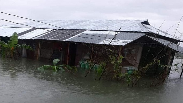 বৃষ্টি ও পাহাড়ি ঢলে সিলেটে আবারো বন্যা