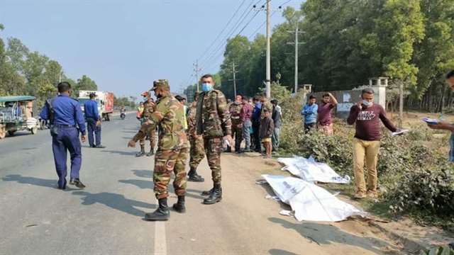 সড়ক দুর্ঘটনায় নানি-নাতনি নিহত 