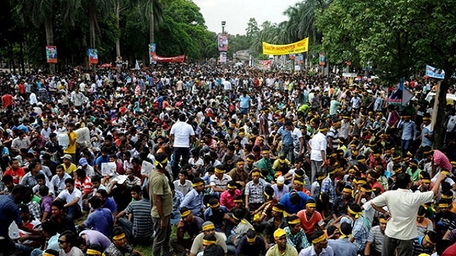 খুলনা সমাবেশে বিএনপির জনস্রোত