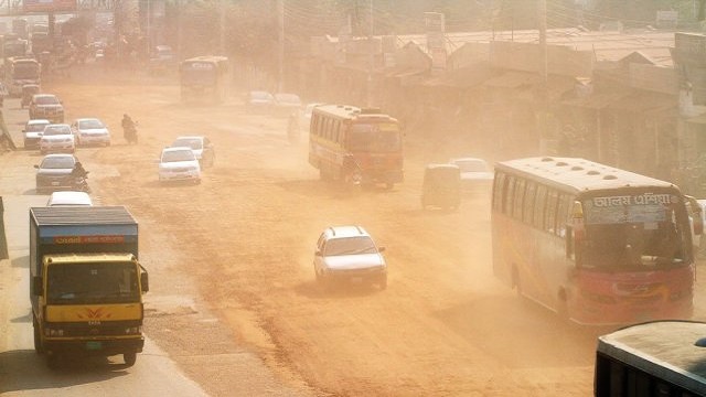 বায়ুদূষণের শীর্ষে বাংলাদেশ