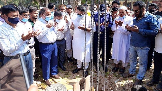 ঘোড়াঘাটে অফিসার্স ক্লাবের দ্বিতল ভবনের ভিত্তিপ্রস্তর উদ্বোধন