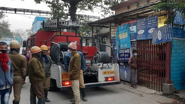 ভারতে হাসপাতালে অগ্নিকাণ্ডের ঘটনায় এক করোনা রোগীর মৃত্যু