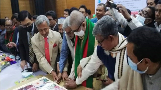 হাওরের দুই মন্ত্রীকে নিয়ে পালন হলো রাষ্ট্রপতির জন্মদিন 