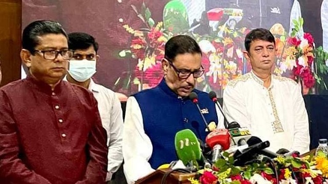 ফের লাঠি নিয়ে এলে বিএনপির খবর আছে : সেতুমন্ত্রী ওবায়দুল কাদের